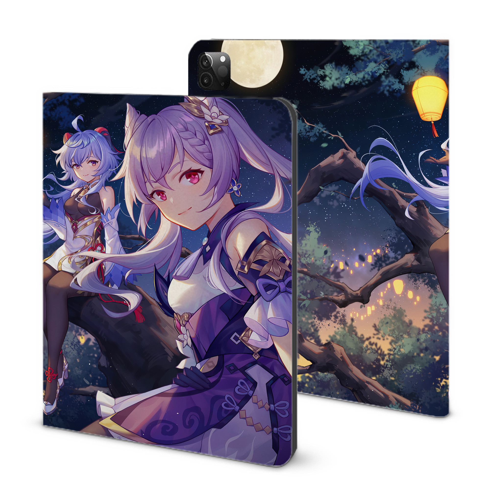 げんし神 genshin IPadケース ペンホルダー付き ブックスタイルデザイン